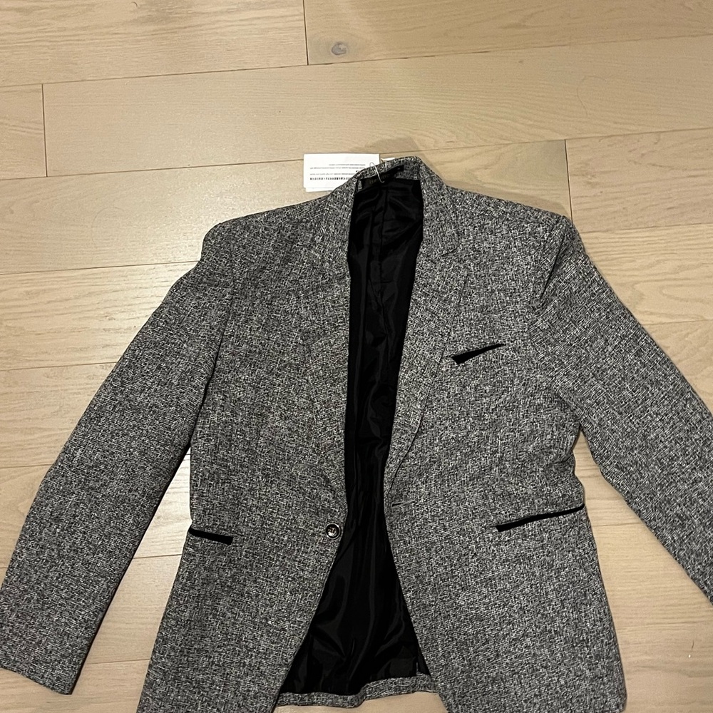 Men's Gray Suit Blazer